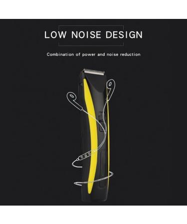 Professional Rechargeable Electric Hair Clippers & Beard Trimmer for Men - Adjustable Styling Clipper (Yellow) - International Shipping Available - Buy Online on GoSupps.com
