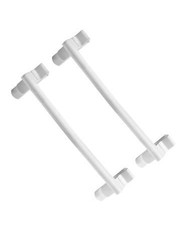 Zerodeko Daisy Wall Decal 2pcs Cabinet Rack Over Door Rack Towel Rack Cabinet Towel Organizer Wall-Mounted Shower Door