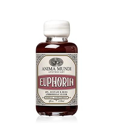 Anima Mundi Euphoria Spirit Elixir - Plant Based Liquid Love Potion with Organic Muira Puama Bark - Plant Based Liquid Supplement (4oz) 4 Fl Oz (Pack of 1)