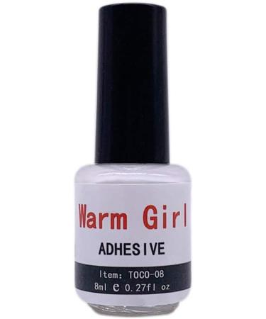 Warm Girl 2pcs Professional Nail Art Glue Set for Foil Sticker Transfer DIY Tool - Buy Online on GoSupps.com