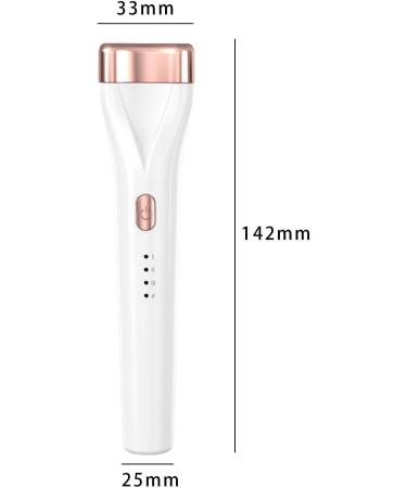 Electric Heated Eyelash Curler Lash Curler Lightweight Quick Curling Rechargeable Handheld USB Heater for Travel White - Buy Online on GoSupps.com