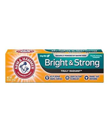 ARM & HAMMER Truly Radiant Bright & Strong Fluoride Anticavity Toothpaste Fresh Mint 4.3 oz