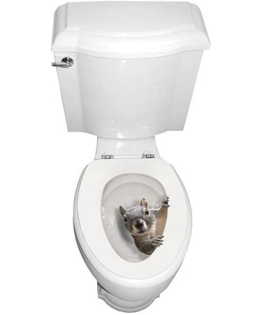 What on Earth Squirrel Toilet Lid Cover Funny Elongated Toilet Seat Decal - Buy Online on GoSupps.com