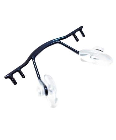 BEGISA Eyeglass Nose Pads 1 Piece Metal Nose Bridge Replacement for Rimless Glasses Blue