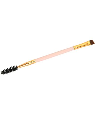 Verdant Touch Eyelash Brush Double Ended Eyebrow Eyelash Brush Angled Brow Makeup Cosmetic BrushPink - Buy Online on GoSupps.com