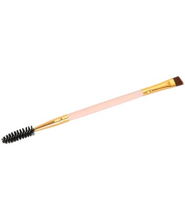 Double Ended Eyebrow & Eyelash Brush - Angled Eyebrow Makeup Brush in Pink | Perfect for Flawless Cosmetics! - Buy Online on GoSupps.com