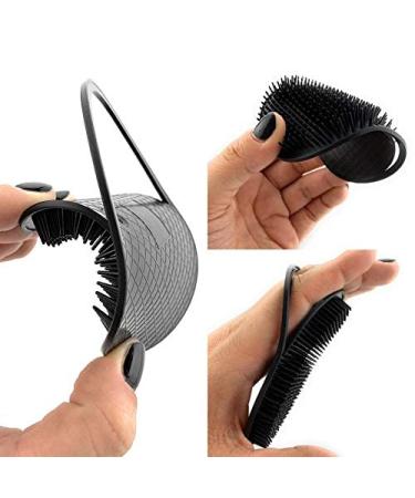 G.B.S Colored Palm Hair Brush Portable Styling Comb Set of 8 - Made in USA | Haircare Essentials - Buy Online on GoSupps.com