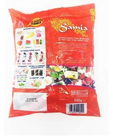 SAMIA - Sweet Halal Fruit Sweets 590G - Set of 3 - Sold By Lot - Buy Online on GoSupps.com