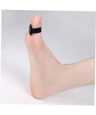 FOMIYES Magnetic Toe Covers - Set of 2 | Flex Tools for Body Sculpting | Drainage & Therapeutic Ring | Black Leather Magnet Toe Separators - Buy Online on GoSupps.com