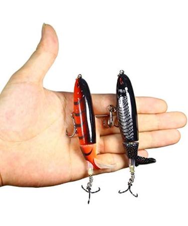 Nuguri Art Bait Fishing Wobbler Set - 5pc Pencil & Swimbait with Hooks for Pike & Perch - Buy Online on GoSupps.com