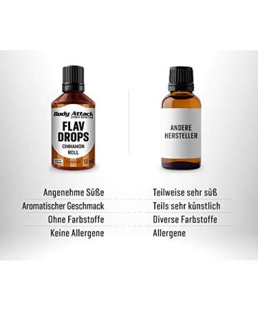 Body Attack Flavdrops Blueberry 3-Pack - Sugar-Free Vegan Aspartame-Free Flavor Drops - 150 ml Total - Buy Online on GoSupps.com