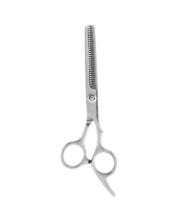 Qkiss 6 inch Professional Hair Cutting Scissors Shears Cutting/Thinning Scissors Hair Thinning Shears with Extremely Sharp Blades Durable Smooth Motion & Fine Cut (Thining Scissor)