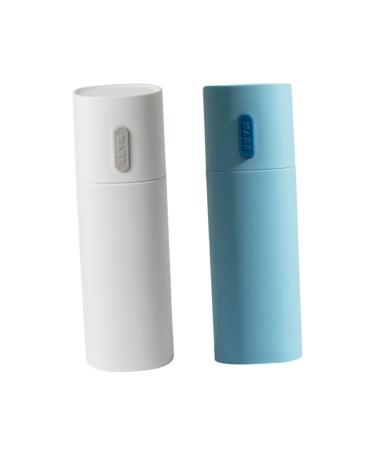 Beaupretty 2 pieces of toothbrush toothpaste travel case travel toothpaste etui toothbrushes external holder travel toothpaste cup toothbrush container travel toothpaste holder trip