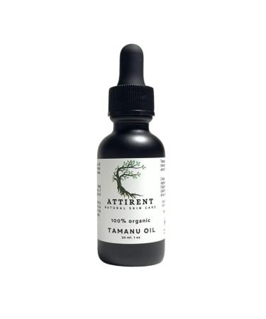 Attirent Organic Tamanu Oil - 30ml Natural Cold Pressed Oil - Boosts Cell Regeneration for Age Spots Acne Scars Sunburns & Skin Repair