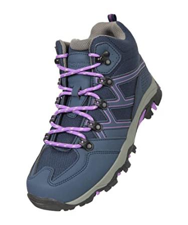 Mountain Warehouse Oscar Kids Hiking Boots - for Girls & Boys 1 Little Kid Dark Purple