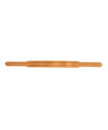 Wooden Massage Roller & Gua Sha Stick | 20 Beads for Muscle Relaxation - Back Stomach & Shoulder Relief - Buy Online on GoSupps.com