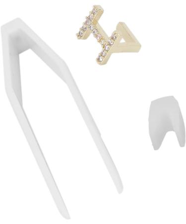 Hip Hop Fake Teeth Halloween False Teeth Plated English Letter I Teeth Single Hip Hop Teeth Initial I Letters Teeth Cosplay Dentures Ornaments for Halloween Party Dentures Gold - Buy Online on GoSupps.com