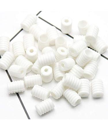 100 PCS Black White Silicone Cord Locks Toggles Lanyard for Drawstrings - Adjustable Buckle Elastic Cord Adjuster for Masks - Non Slip Stopper for Adults & Children - Buy Online on GoSupps.com