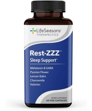 LifeSeasons Anxie-T with Rest-ZZZ - Supports Mood & Full Night's Sleep - Naturally Ease Muscle Tension & Restlessness - 120 Capsules - Buy Online on GoSupps.com