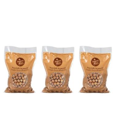 Destefanis e Novero Piedmont Hazelnuts in Shell Dried Fruit in Convenient Individual Portions Rich in Phosphorus and Potassium Perfect on their own and with Desserts 3 x 750g Destefanis & Novero