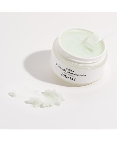 Vegan Green Mild Cleansing Balm - Gentle Korean Makeup Remover & Hydrating Wash for All Skin Types - 100% Vegan & Cruelty-Free (100ml - Buy Online on GoSupps.com