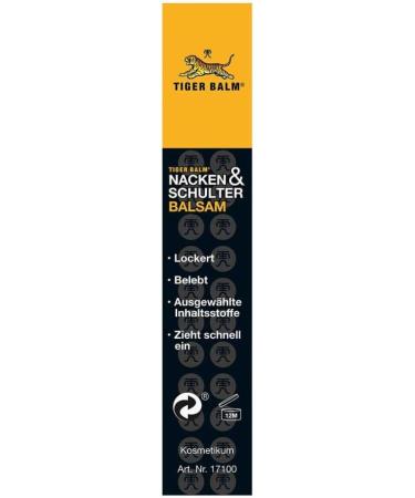 Buy Tiger Balm Neck & Shoulder Balm 50g | Relief for Muscle Pain | International Shipping - Buy Online on GoSupps.com
