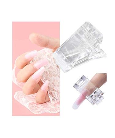 10 Pack Nail Tips Clips for Fast Polygel Extensions - UV LED Builder Tool for Manicure & Nail Art - Buy Online on GoSupps.com