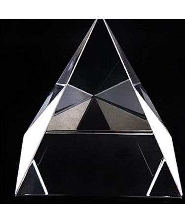 Plauauyt Optical Glass Pyramid 40mm High Rectangular Polyhedron Suitable for Teaching Experiments - Buy Online on GoSupps.com
