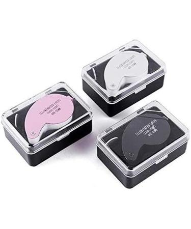 Spacmirrors LED Magnifying Glass 40X Full Metal Jewel Jewel Ring Pocket Folding Glass Jeweler Eye Magnifier - Buy Online on GoSupps.com