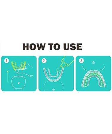 V-White U-Shaped Silicone Replacement Head for Ultrasonic Toothbrush - Adult Size - 1-Pack - Buy Online on GoSupps.com