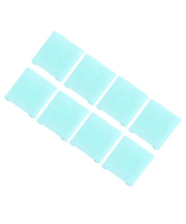 FRCOLOR 8 Pcs Practical Sleeves Thumb Splint Brace Thumb Supportor Golf Finger Sleeves Silicone Mitts Finger Protector Support Gloves for Working Out Finger Braces Sports Bracket M Blue