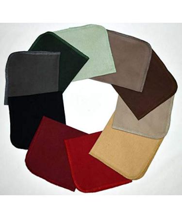 Set of 10 Earthtones 1 Ply Cotton Flannel 12x12 Inches Napkins - Eco-Friendly and Sustainable - Buy Online on GoSupps.com