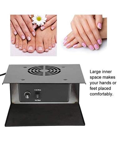 Hot & Cold Air Nail Dryer | 300W Gel Nail Dryer with Ventilation & Non-Slip Pad - Perfect for All Nail Types - Buy Online on GoSupps.com