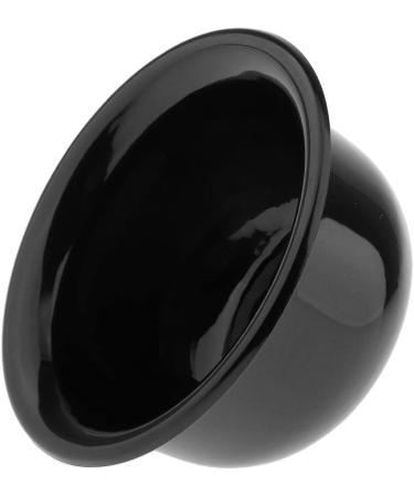 Premium Black Shaving Soap Bowl - Plastic Cup for Effortless Shaving | International Shipping Available - Buy Online on GoSupps.com