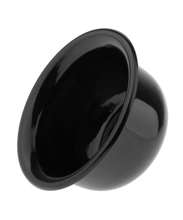 Men's Black Plastic Shaving Brush Mug Bowl - Salon Barber Shave Soap Dish for Ultimate Grooming - Buy Online on GoSupps.com