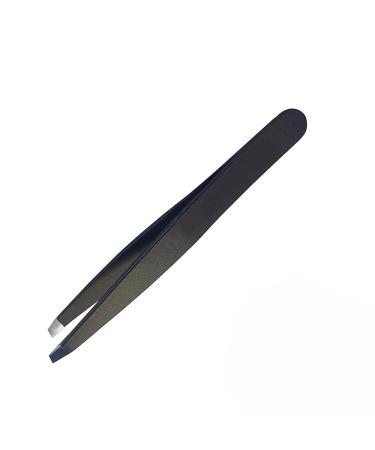 Tweezers eyebrow tweezers made of stainless steel Suitable for eyebrow beard and hair Black