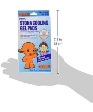 Stona Cooling Gel Pads 6 Count - Instant Relief for Hot Days - Buy Online on GoSupps.com