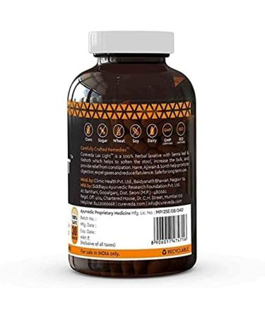 Puritans Herbal Lax Light Senna Leaf Tablets - Natural Constipation Relief | 30 Tablets - Buy Online on GoSupps.com