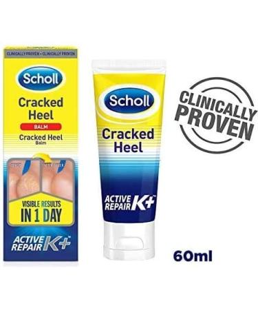 Scholl Cracked Heel Repair Cream Active Repair K+ 60ml - Visible Results in 3 Days - Buy Online on GoSupps.com