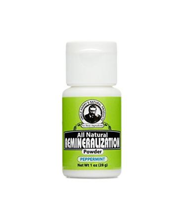 Uncle Harry s Natural Products Peppermint Remineralization Tooth Powder with Alkalizing Ionic Minerals Pure Plant Essences  Neutralizes Acids Bacteria  Strengthens Teeth  Fluoride Free Vegan  1 Ounce Peppermint 1 Ounce (...