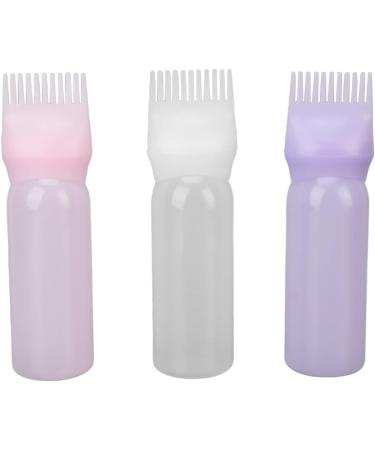 Hair Dye Applicator Bottle Portable Professional ABS Hair Dyeing Comb Bottle Stable for Styling for Hair Salon for Hairdresser - Buy Online on GoSupps.com