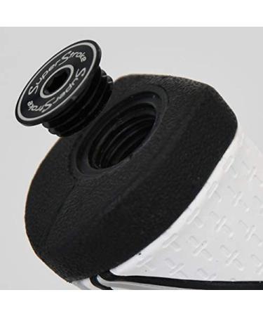 SuperStroke Traxion WristLock Golf Putter Grip - Enhanced Texture for Better Feedback and Tack | Lock Your Wrist for Improved Performance | Reduce Grip Pressure with Parallel Design (Black/White) - Buy Online on GoSupps.com