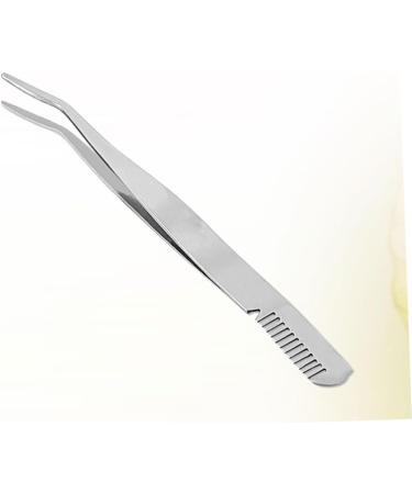 minkissy Lash Cluster Tweezers Eyelashes Tweezer Eyelash Tweezer Makeup Tweezer Stainless Steel Eyebrow Tweezer Eyelashes Extension Clip Eyebrow Clip Portable Beauty Tools medium Silver - Buy Online on GoSupps.com