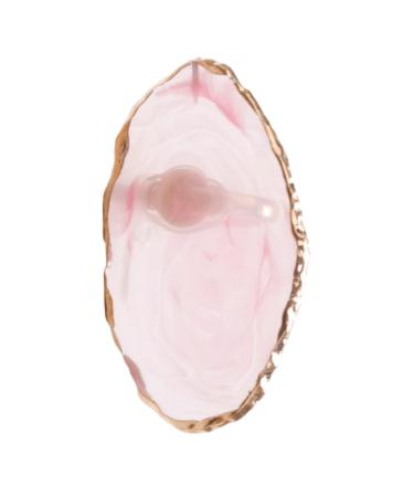Nail Art Finger Ring Palette Polish Holder Color Mixing Plates Manicure Tools nail polish holder ring Pink