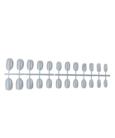 dijiusidy 24 Pieces Solid Small Round Head Press on Nails Removable Wearable French Style DIY Exquisite Unique Acrylic Nail Type22