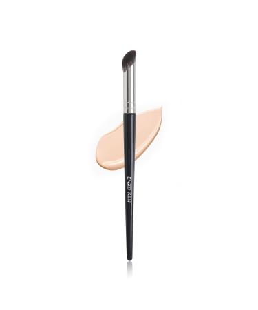 Small Nose Contour Brush by ENZO KEN Angled Concealer Brush Under Eye Concealer Brush Angle Concealer Brush Small Concealer Brushes Contour Nose Brush Angled Makeup Brush. (Black 8M01)
