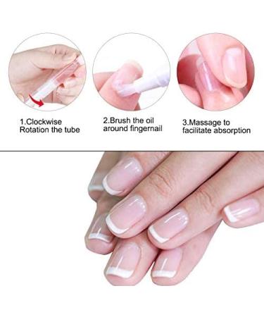 8PCS Cuticle Revitalizer Oil Pens with Soft Brush - Nail Treatment Manicure Repair - 8 Fruity Scents - Buy Online on GoSupps.com
