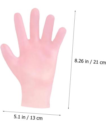 minkissy 1 Pair Beauty Protective Glove Exfoliating Hand Gloves Tropical Headdress LED Eyebrow Clip Moisturizing Gloves Women Dry Hand Gloves Sebs Pink Whitening Women's Dry Skin - Buy Online on GoSupps.com