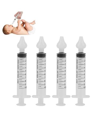 Nachar Baby Nasal Aspirator, Sinus Rinse System Professional Baby Nasal Irrigator- Portable Infant Nose Cleaner Quick Rinse Device for Newborn Infants Kids Children- BPA Free More Convenient, 4pcs-1