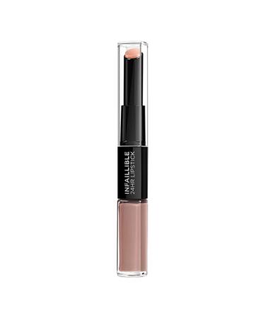 L'Oreal Paris Infallible 24HR 2 Step Lipstick 116 Beige to Stay 116 Beige to Stay 1 count (Pack of 1)